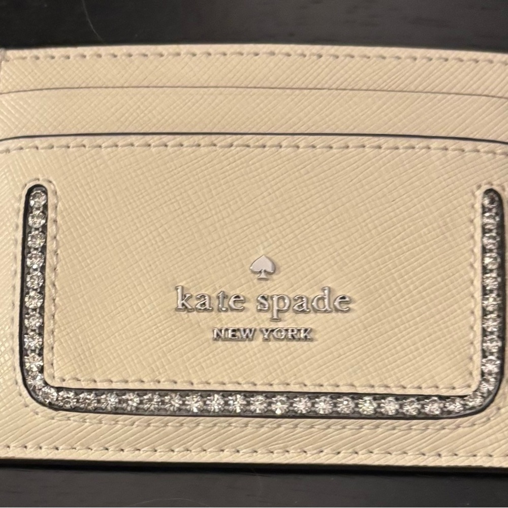 Kate Spade Madison Faux Crystal Card Holder - Picture 2 of 6